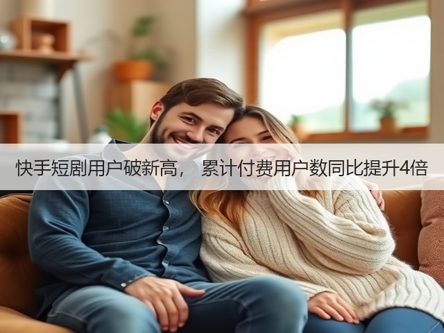 快手短剧用户破新高， 累计付费用户数同比提升4倍(图3)