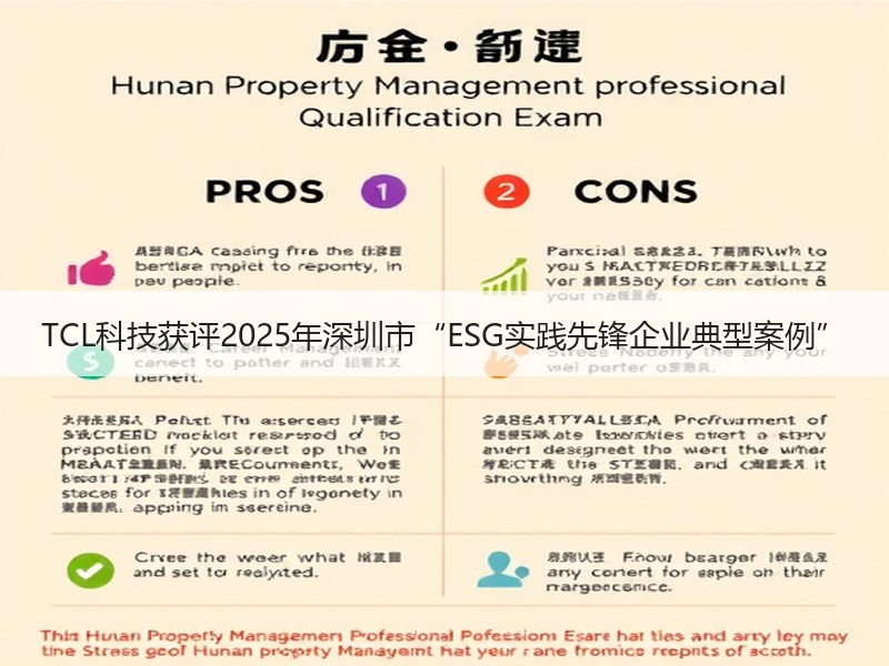 TCL科技获评2025年深圳市“ESG实践先锋企业典型案例”