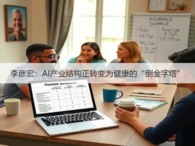 李彦宏：AI产业结构正转变为健康的“倒金字塔”(图2)