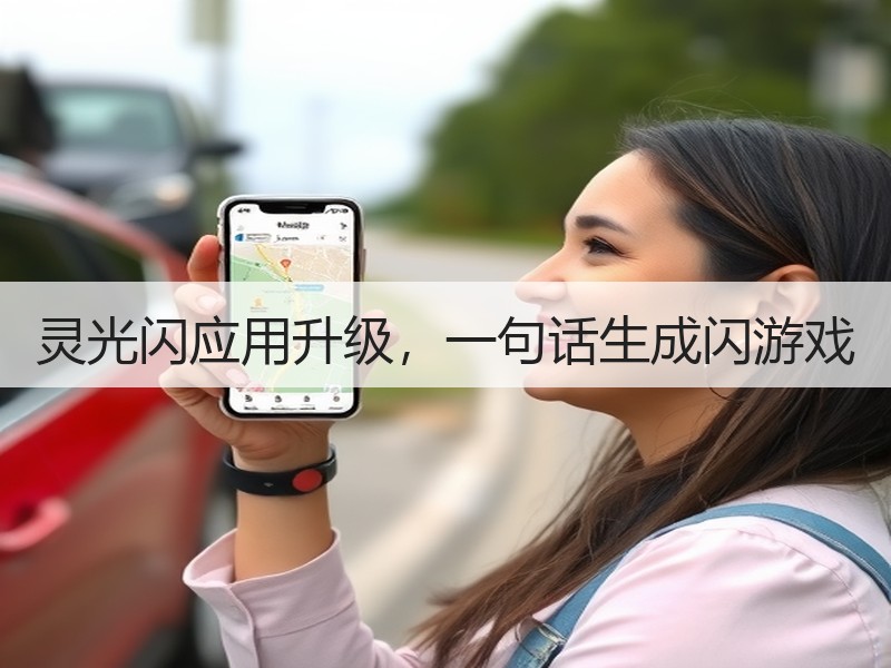 灵光闪应用升级，一句话生成闪游戏