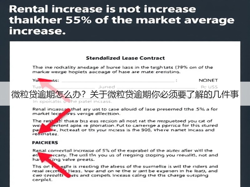 微粒贷逾期怎么办？关于微粒贷逾期你必须要了解的几件事