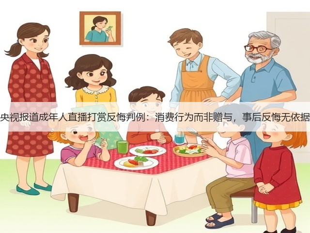 央视报道成年人直播打赏反悔判例:消费行为而非赠与,事后反悔无依据(图2) 央视报道成年人直播打赏反悔判例:消费行为而非赠与,事后反悔无依据(图2)