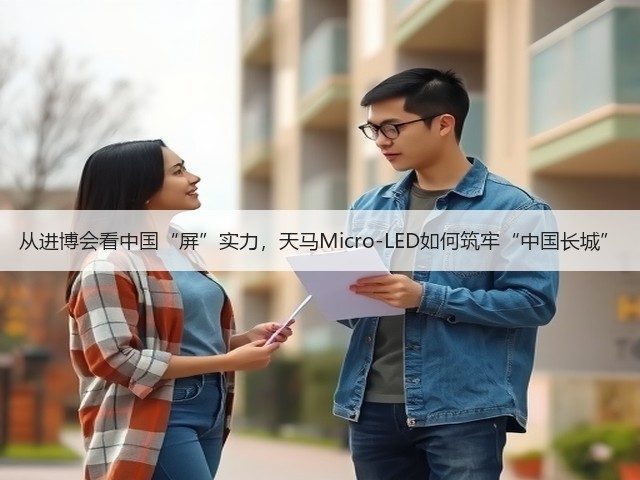 从进博会看中国“屏”实力,天马Micro-LED如何筑牢“中国长城”(图2) 从进博会看中国“屏”实力,天马Micro-LED如何筑牢“中国长城”(图2)