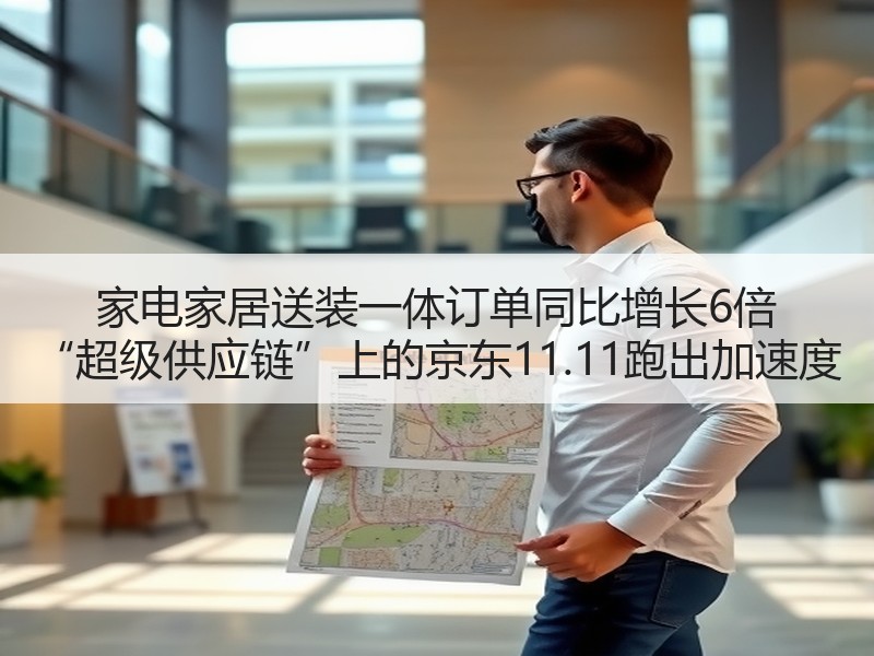家电家居送装一体订单同比增长6倍 “超级供应链”上的京东11