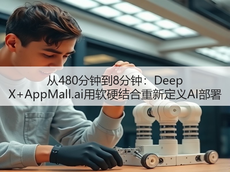 从480分钟到8分钟：Deep X+AppMall.ai用软