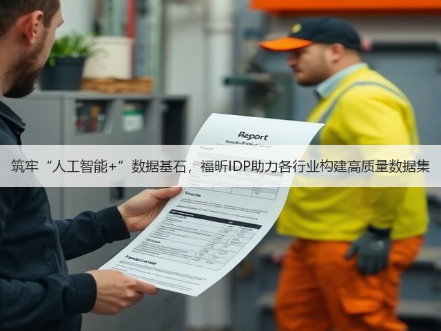 筑牢“人工智能+”数据基石,福昕IDP助力各行业构建高质量数据集(图2) 筑牢“人工智能+”数据基石,福昕IDP助力各行业构建高质量数据集(图2)
