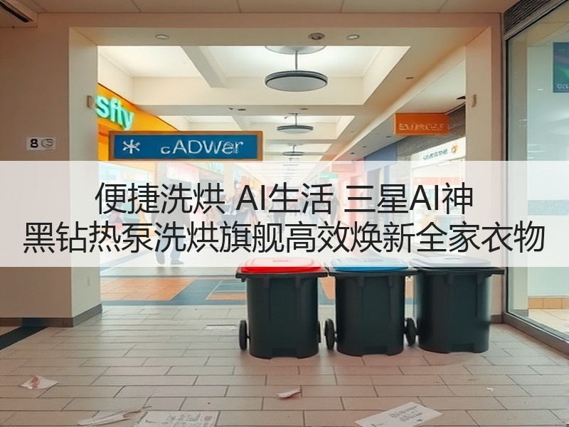 便捷洗烘 AI生活 三星AI神 黑钻热泵洗烘旗舰高效焕新全家