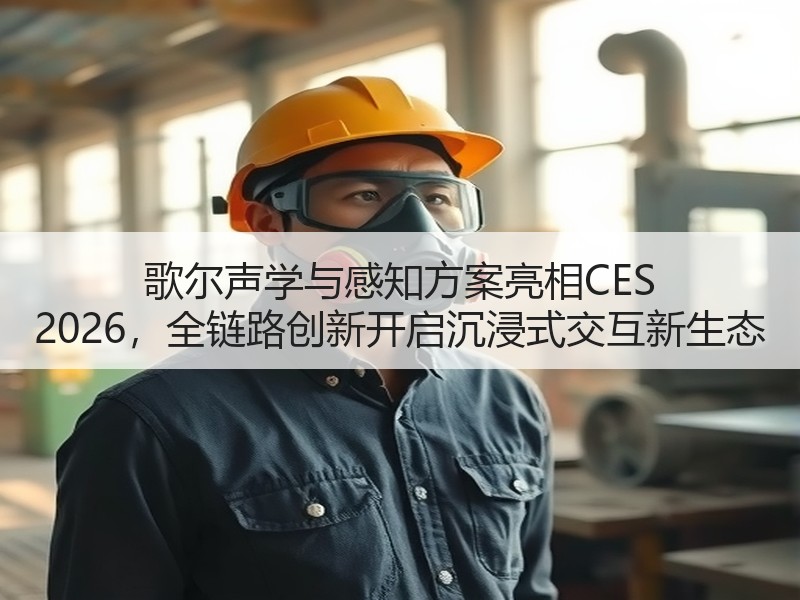 歌尔声学与感知方案亮相CES 2026，全链路创新开启沉浸式