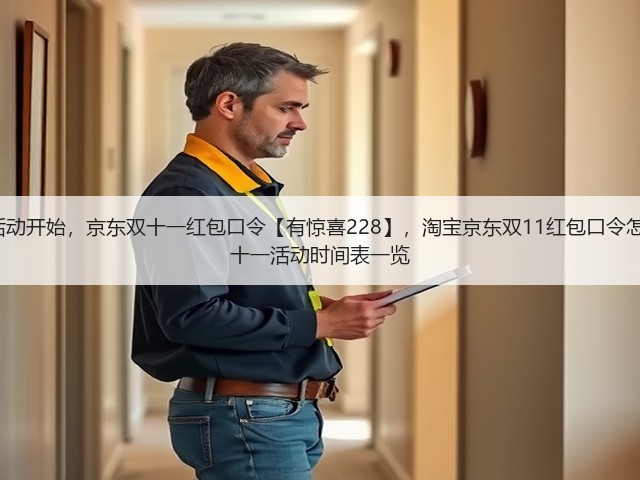 2025淘宝京东双11活动开始,京东双十一红包口令【有惊喜228】,淘宝京东双11红包口令怎么领取?天猫京东双十一活动时间表一览(图1) 2025淘宝京东双11活动开始,京东双十一红包口令【有惊喜228】,淘宝京东双11红包口令怎么领取?天猫京东双十一活动时间表一览(图1)