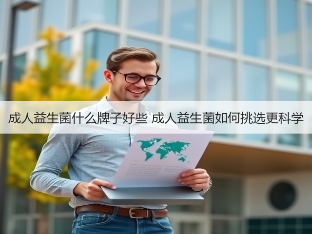 成人益生菌什么牌子好些 成人益生菌如何挑选更科学(图1) 成人益生菌什么牌子好些 成人益生菌如何挑选更科学(图1)