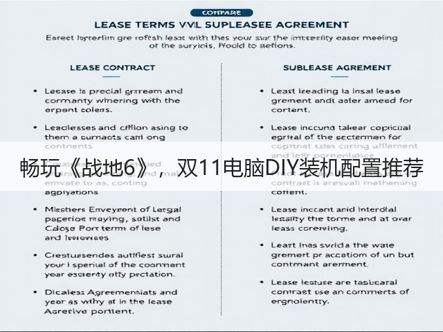 畅玩《战地6》,双11电脑DIY装机配置推荐(图1) 畅玩《战地6》,双11电脑DIY装机配置推荐(图1)