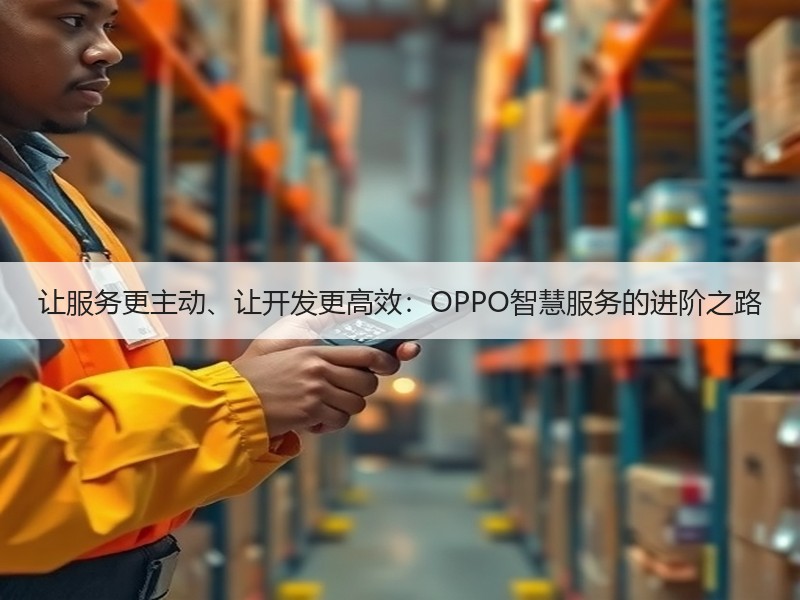让服务更主动、让开发更高效：OPPO智慧服务的进阶之路