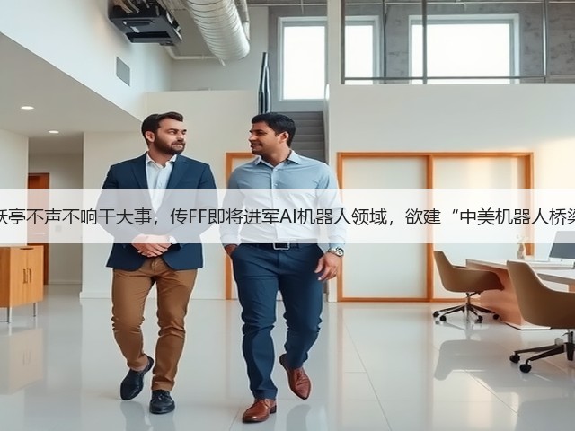 贾跃亭不声不响干大事，传FF即将进军AI机器人领域，欲建“中美机器人桥梁”(图3)