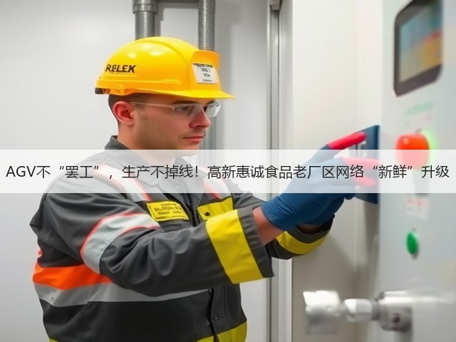 AGV不“罢工”，生产不掉线！高新惠诚食品老厂区网络“新鲜”升级(图3)