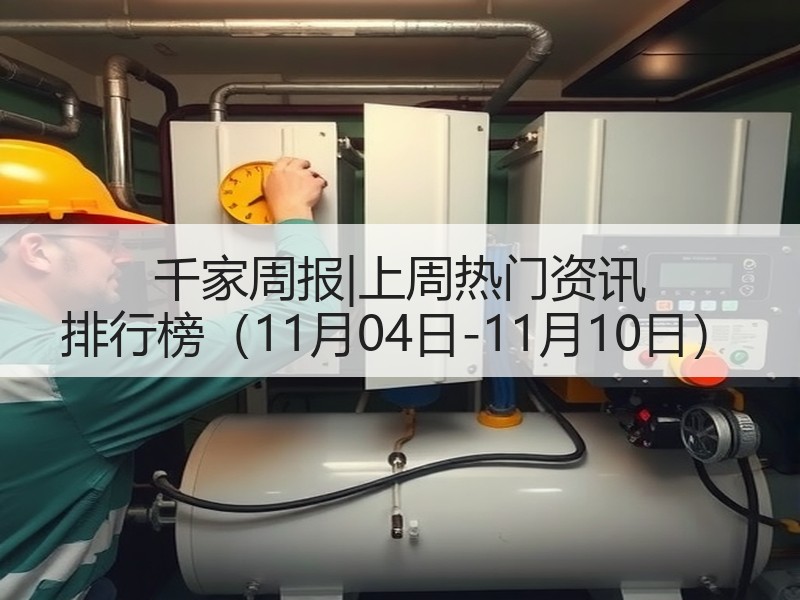 千家周报|上周热门资讯 排行榜（11月04日-11月10日）