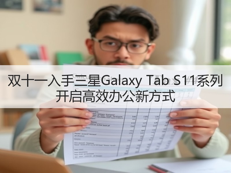 双十一入手三星Galaxy Tab S11系列 开启高效办公