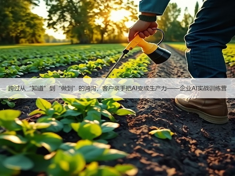 跨过从“知道”到“做到”的鸿沟，客户亲手把AI变成生产力——
