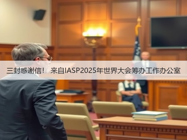 三封感谢信! 来自IASP2025年世界大会筹办工作办公室(图2) 三封感谢信! 来自IASP2025年世界大会筹办工作办公室(图2)