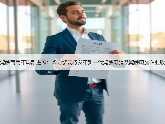 鸿蒙商用布局新进展：华为擎云将发布新一代鸿蒙电脑及鸿蒙电脑企业版(图1)