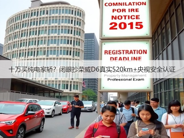 十万买纯电家轿？闭眼抄荣威D6真实520km+央视安全认证(图3)