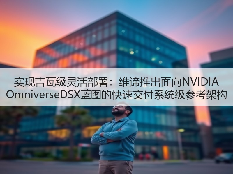 实现吉瓦级灵活部署：维谛推出面向NVIDIA Omniver