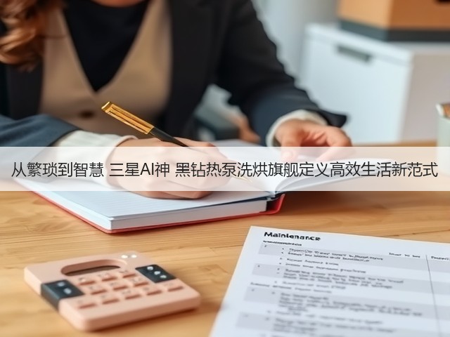 从繁琐到智慧 三星AI神 黑钻热泵洗烘旗舰定义高效生活新范式(图1) 从繁琐到智慧 三星AI神 黑钻热泵洗烘旗舰定义高效生活新范式(图1)