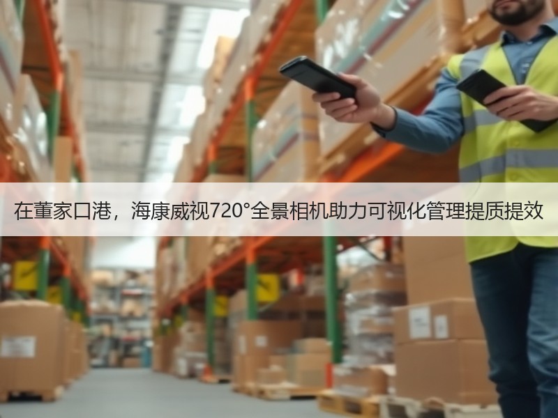 在董家口港，海康威视720°全景相机助力可视化管理提质提效