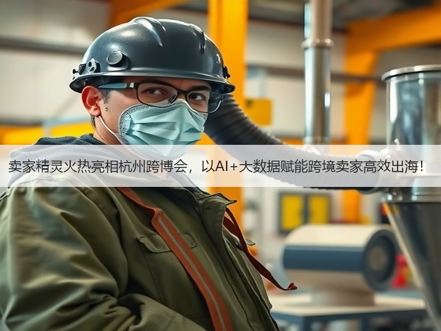 卖家精灵火热亮相杭州跨博会，以AI+大数据赋能跨境卖家高效出海！(图1)