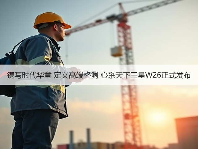 镌写时代华章 定义高端格调 心系天下三星W26正式发布(图3)