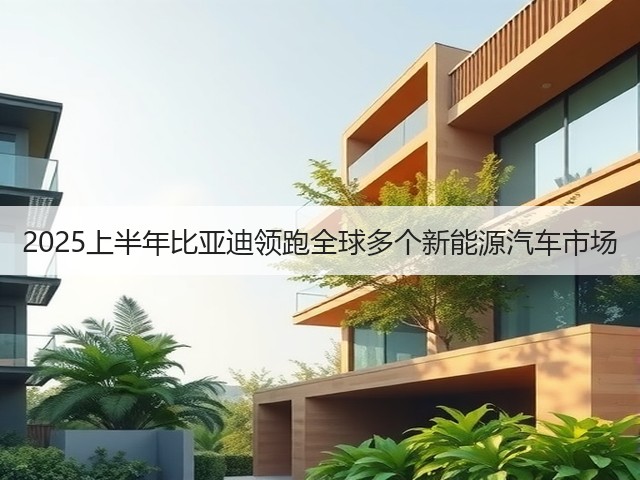 2025上半年比亚迪领跑全球多个新能源汽车市场(图3) 2025上半年比亚迪领跑全球多个新能源汽车市场(图3)
