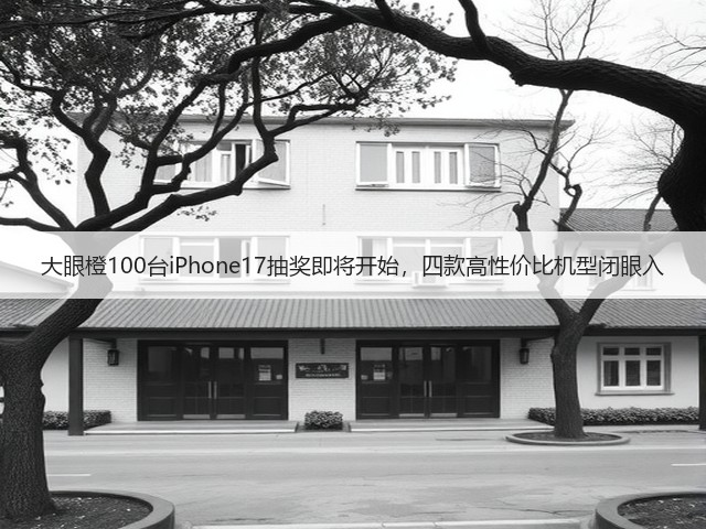 大眼橙100台iPhone17抽奖即将开始,四款高性价比机型闭眼入(图2) 大眼橙100台iPhone17抽奖即将开始,四款高性价比机型闭眼入(图2)