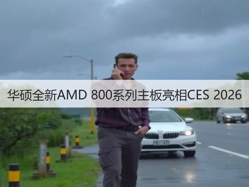 华硕全新AMD 800系列主板亮相CES 2026