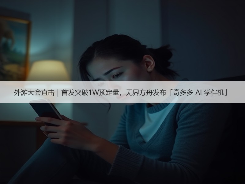 外滩大会直击｜首发突破1W预定量，无界方舟发布「奇多多 AI