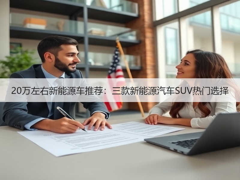20万左右新能源车推荐：三款新能源汽车SUV热门选择