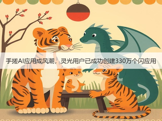 手搓AI应用成风潮,灵光用户已成功创建330万个闪应用(图2) 手搓AI应用成风潮,灵光用户已成功创建330万个闪应用(图2)