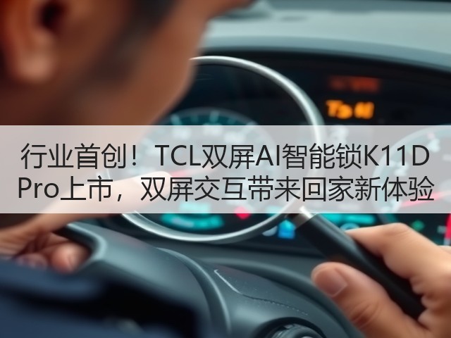 行业首创!TCL双屏AI智能锁K11D Pro上市,双屏交互带来回家新体验(图2) 行业首创!TCL双屏AI智能锁K11D Pro上市,双屏交互带来回家新体验(图2)