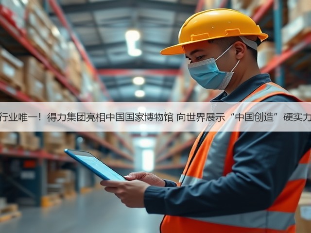 行业唯一!得力集团亮相中国国家博物馆 向世界展示“中国创造”硬实力(图1) 行业唯一!得力集团亮相中国国家博物馆 向世界展示“中国创造”硬实力(图1)
