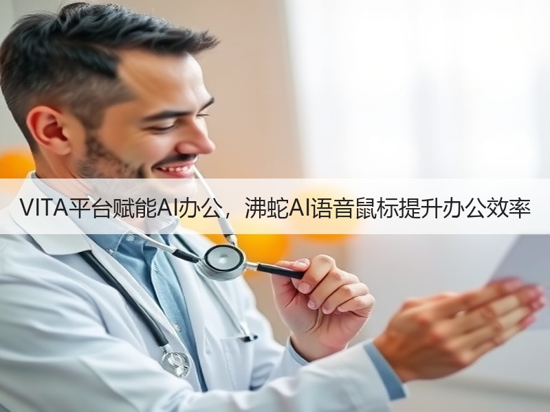 VITA平台赋能AI办公，沸蛇AI语音鼠标提升办公效率