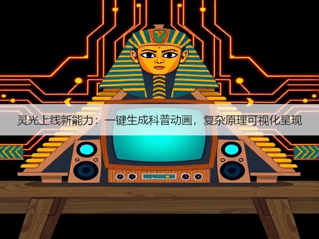 灵光上线新能力:一键生成科普动画,复杂原理可视化呈现(图1) 灵光上线新能力:一键生成科普动画,复杂原理可视化呈现(图1)
