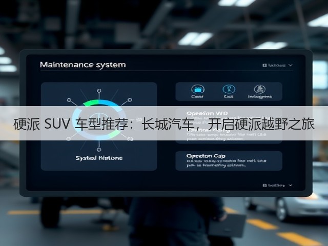 硬派 SUV 车型推荐：长城汽车，开启硬派越野之旅(图1)