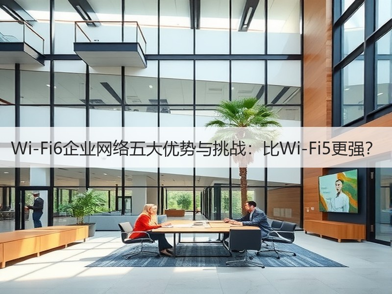 Wi-Fi6企业网络五大优势与挑战：比Wi-Fi5更强？