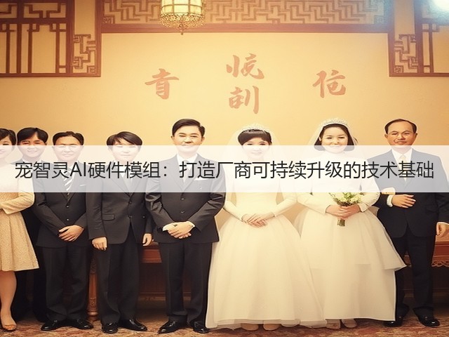 宠智灵AI硬件模组:打造厂商可持续升级的技术基础(图1) 宠智灵AI硬件模组:打造厂商可持续升级的技术基础(图1)
