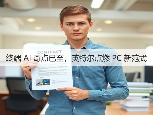 终端 AI 奇点已至,英特尔点燃 PC 新范式(图2) 终端 AI 奇点已至,英特尔点燃 PC 新范式(图2)