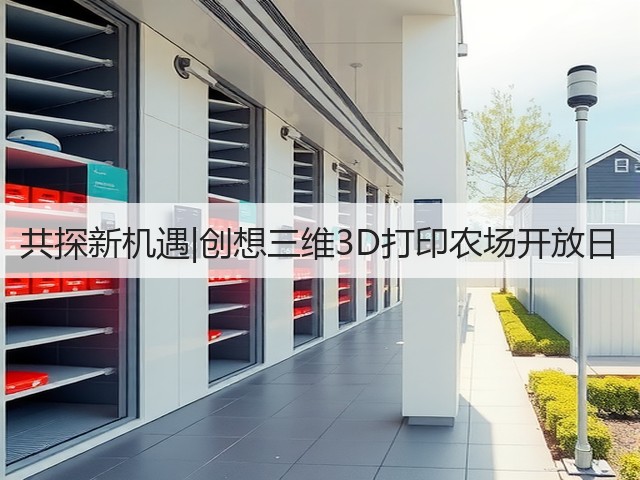 共探新机遇|创想三维3D打印农场开放日(图1)