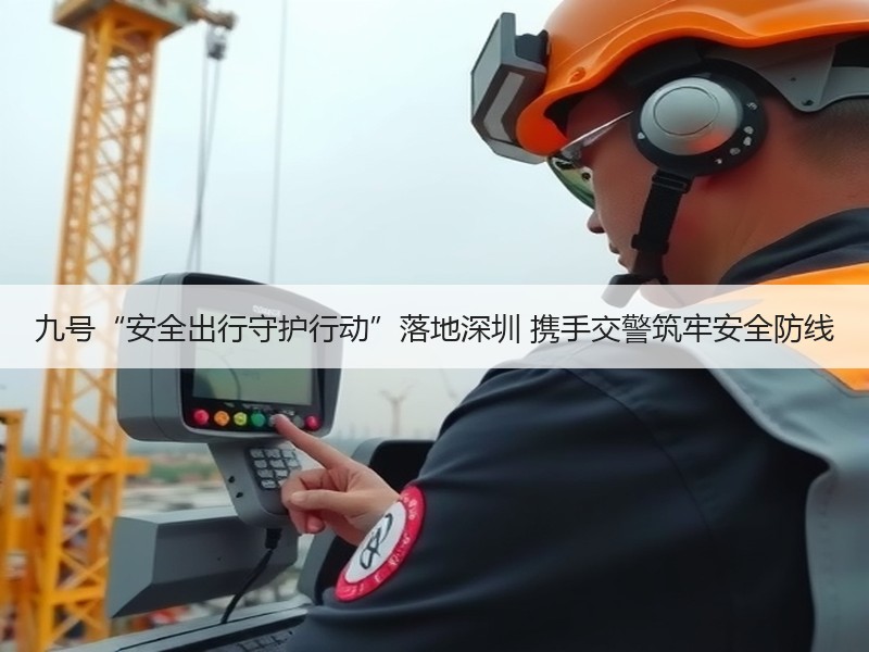 九号“安全出行守护行动”落地深圳 携手交警筑牢安全防线
