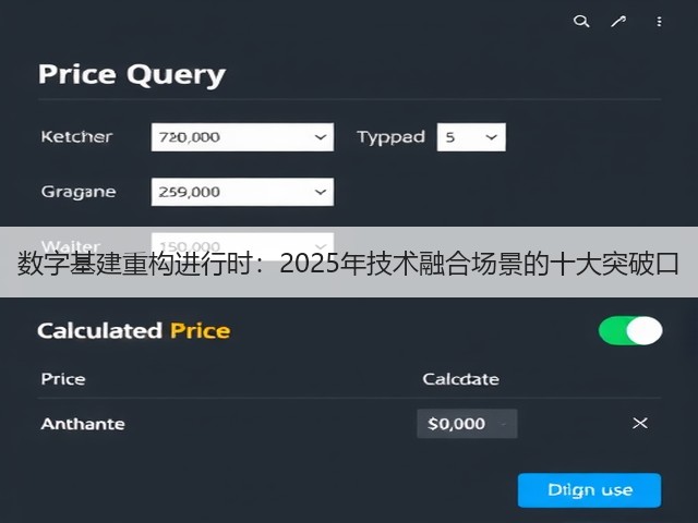 数字基建重构进行时:2025年技术融合场景的十大突破口(图2) 数字基建重构进行时:2025年技术融合场景的十大突破口(图2)