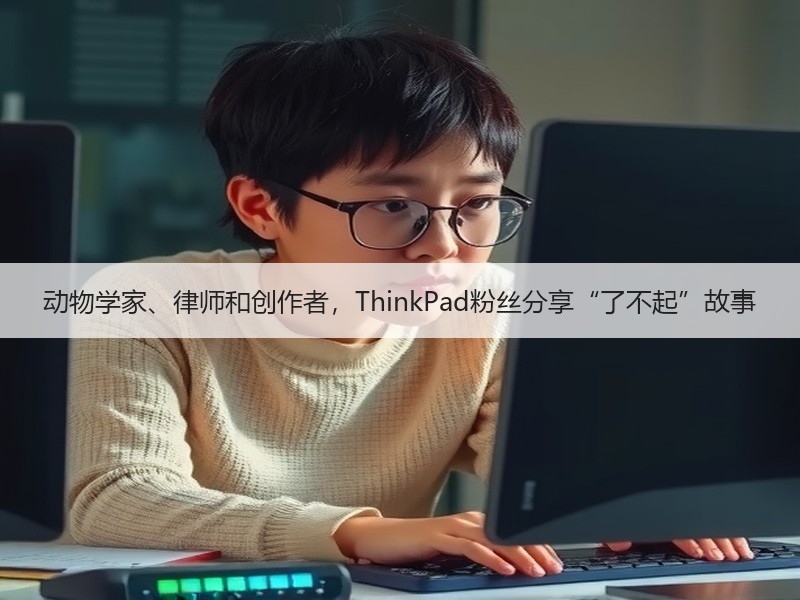 动物学家、律师和创作者，ThinkPad粉丝分享“了不起”故