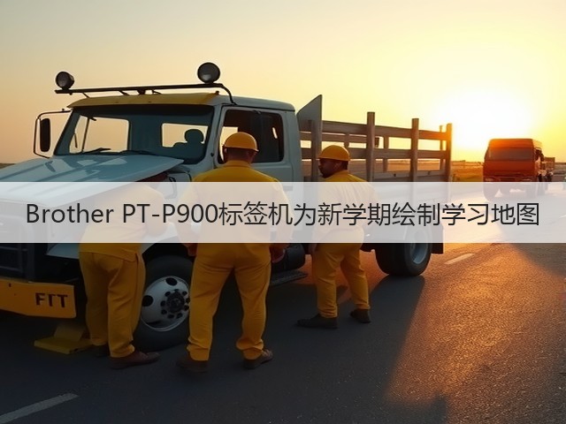 Brother PT-P900标签机为新学期绘制学习地图(图2) Brother PT-P900标签机为新学期绘制学习地图(图2)