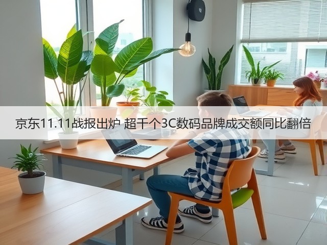 京东11.11战报出炉 超千个3C数码品牌成交额同比翻倍(图2) 京东11.11战报出炉 超千个3C数码品牌成交额同比翻倍(图2)