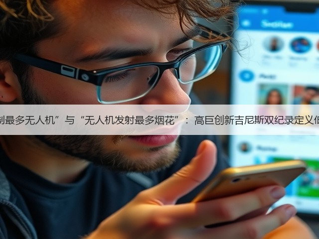 “单台电脑控制最多无人机”与“无人机发射最多烟花”：高巨创新吉尼斯双纪录定义低空表演新范式(图3)